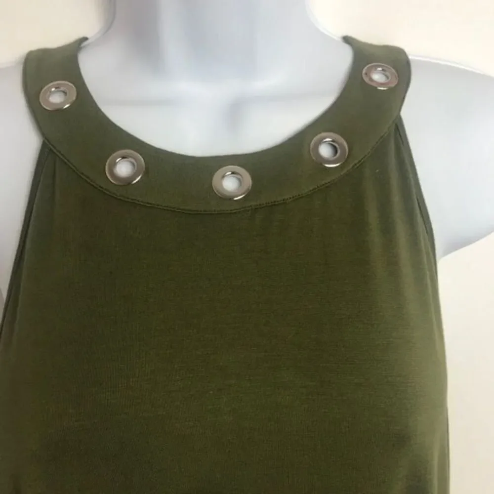 Carmen Green Tank Top size S 0066 - Picture 3 of 5